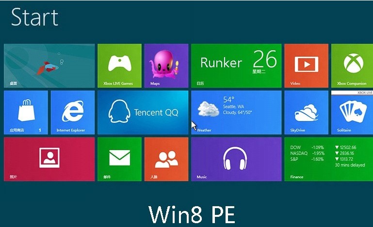 2013最新超強win8PE系統(tǒng)精簡版