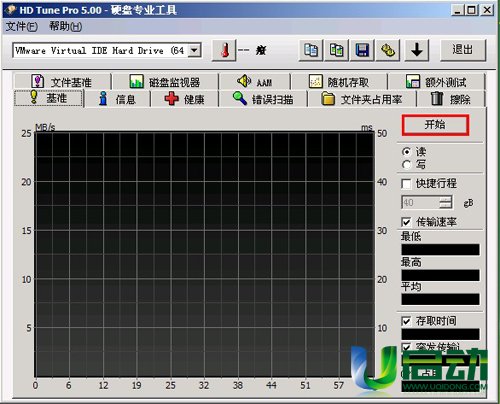 u啟動＂硬盤檢測HD Tune工具＂功能介紹和使用教程