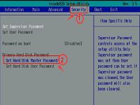 如何使用bios設置硬盤密碼