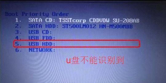 bios設(shè)置不能識(shí)別u盤(pán)