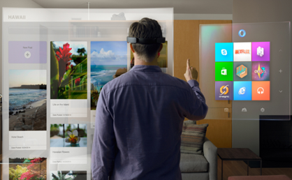 微軟HoloLens：玩Win10電腦游戲不用切屏