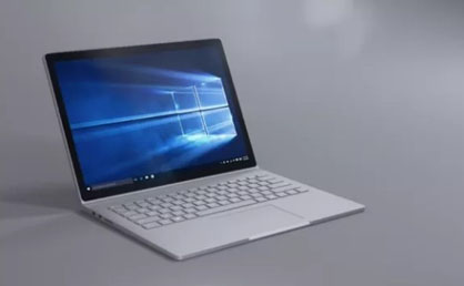 微軟發(fā)布Win10 Surface Book頂配版筆電 售價￥20700