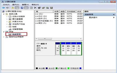 win7筆記本電腦硬盤怎么分區(qū) 筆記本電腦硬盤分區(qū)操作方法